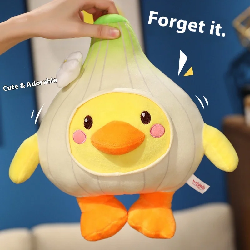 Pato de peluche amarillo suave para aliviar el estrés, regalo - imagen 4