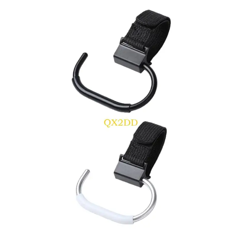QX2D Gancho para cochecito de bebé, instalación rápida y firme - imagen 4