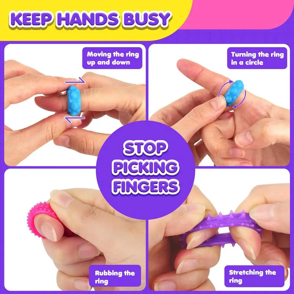 Anillos antiestrés silicone colores
