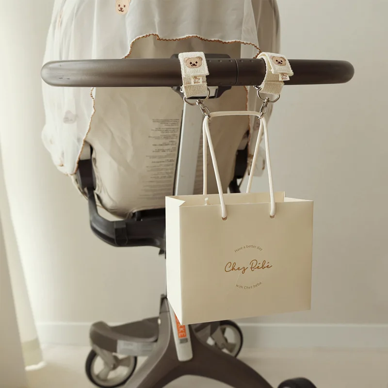 Ganchos para cochecito – Clips resistentes colgar bolsas y bolso - imagen 4
