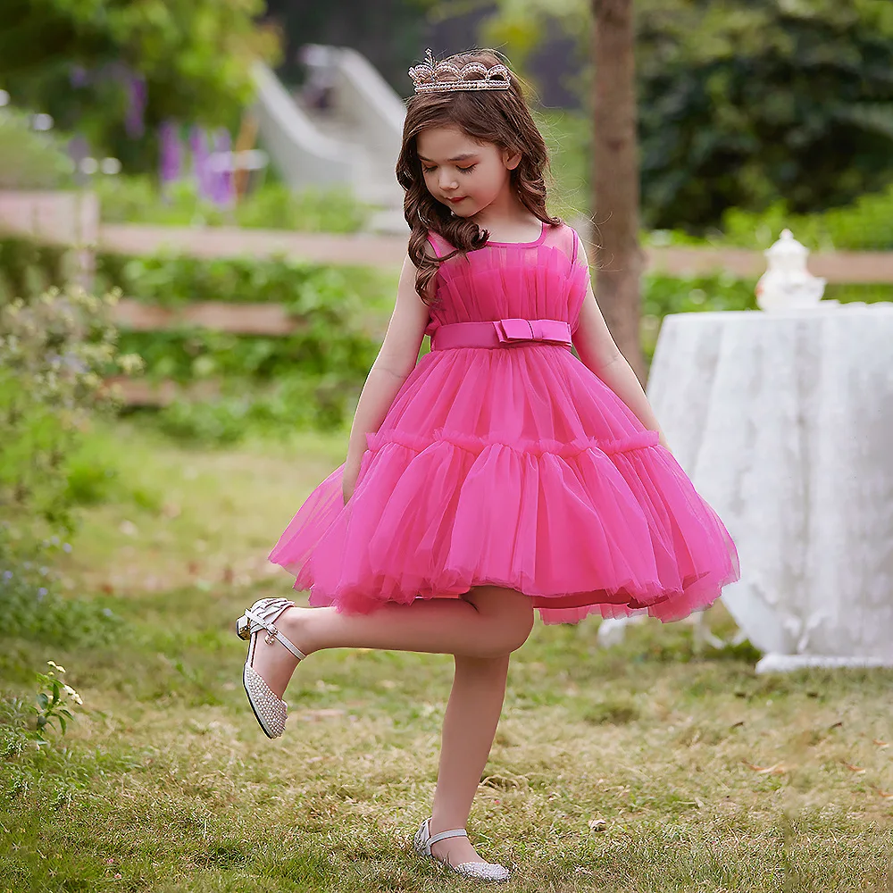 Vestido de fiesta para niña con falda desmontable - Estilo princesa - imagen 5