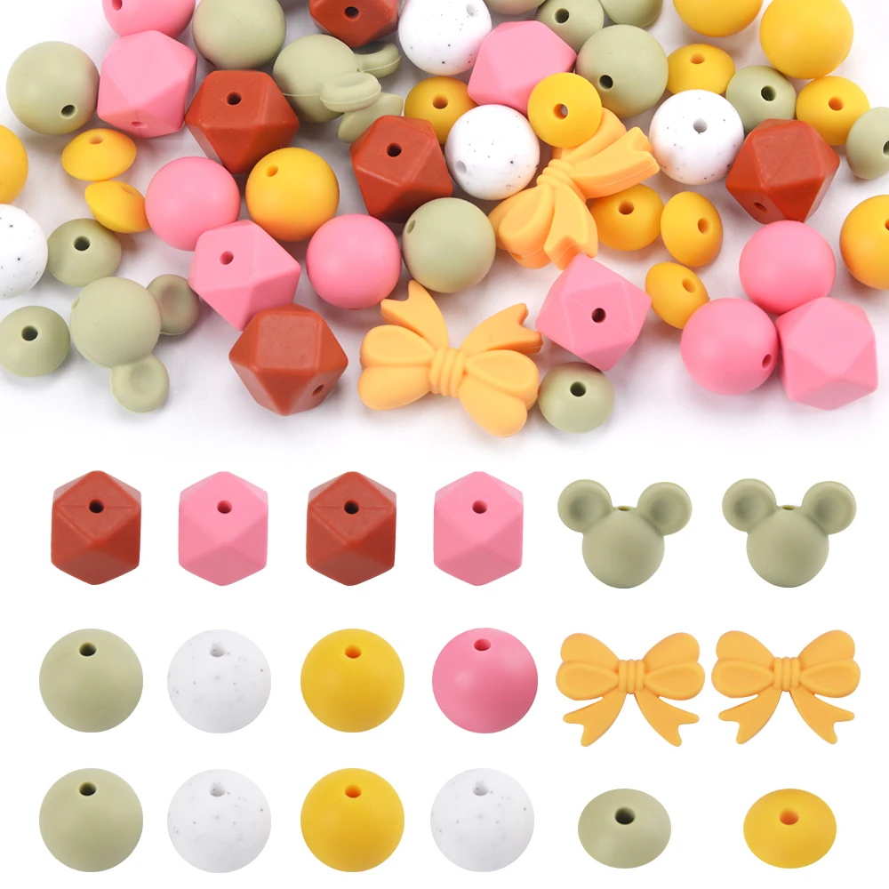 LOFCA Cuentas de silicona para dentición – Mickey Mouse - imagen 3