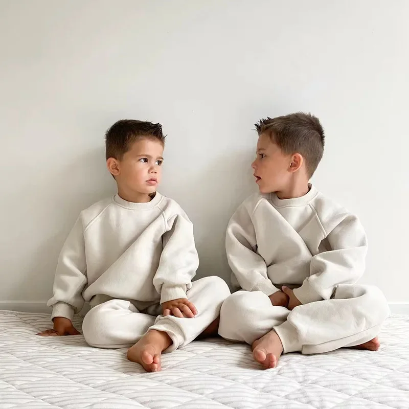 MILANCEL chándal infantil sudadera con capucha y pants primavera - imagen 4