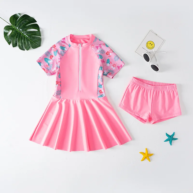Traje de baño princesa niña para natación – Algodón cómodo y divertido