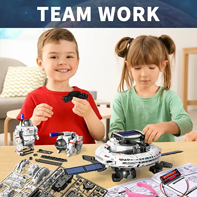 Robot solar educativo 12 en 1 para niños - Kit STEM - imagen 2
