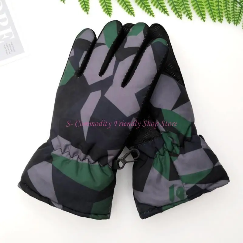 Guantes impermeables de invierno para esquí y nieve niño - imagen 4