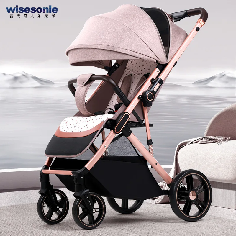 Carrito de bebé plegable bidireccional y compacto para viajar - imagen 5