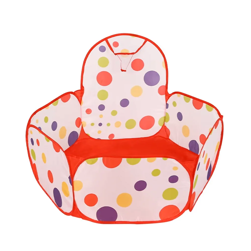 PANGDUBE Parque infantil plegable hexagonal con aro de baloncesto para bebé - imagen 5