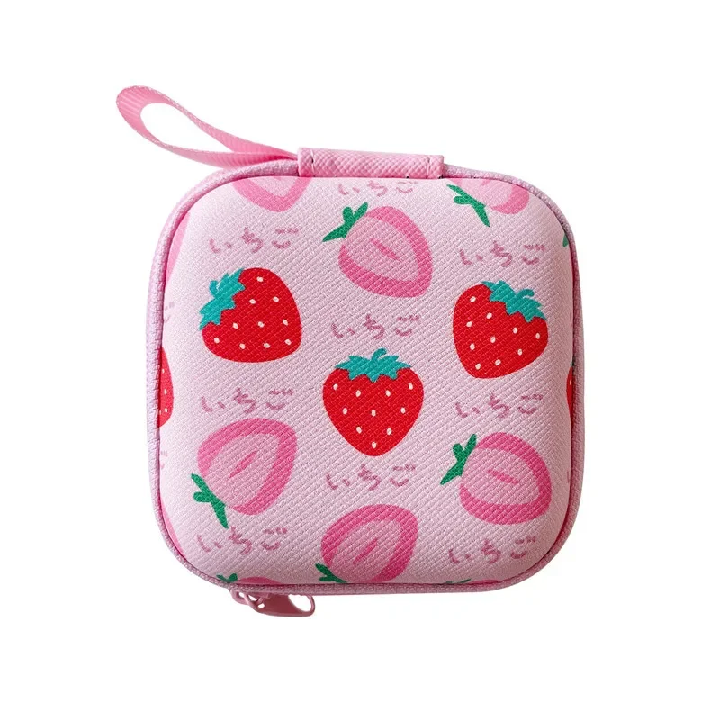 Funda rígida con cremallera para auriculares y cables USB - imagen 3