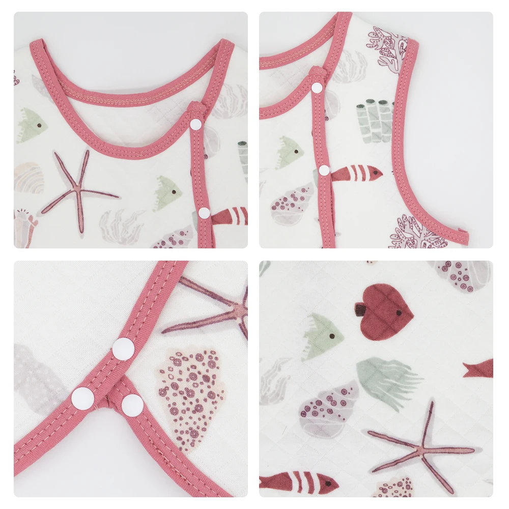 Pijama sin mangas infantil arcoíris – Algodón para niños 1-3 años - imagen 5