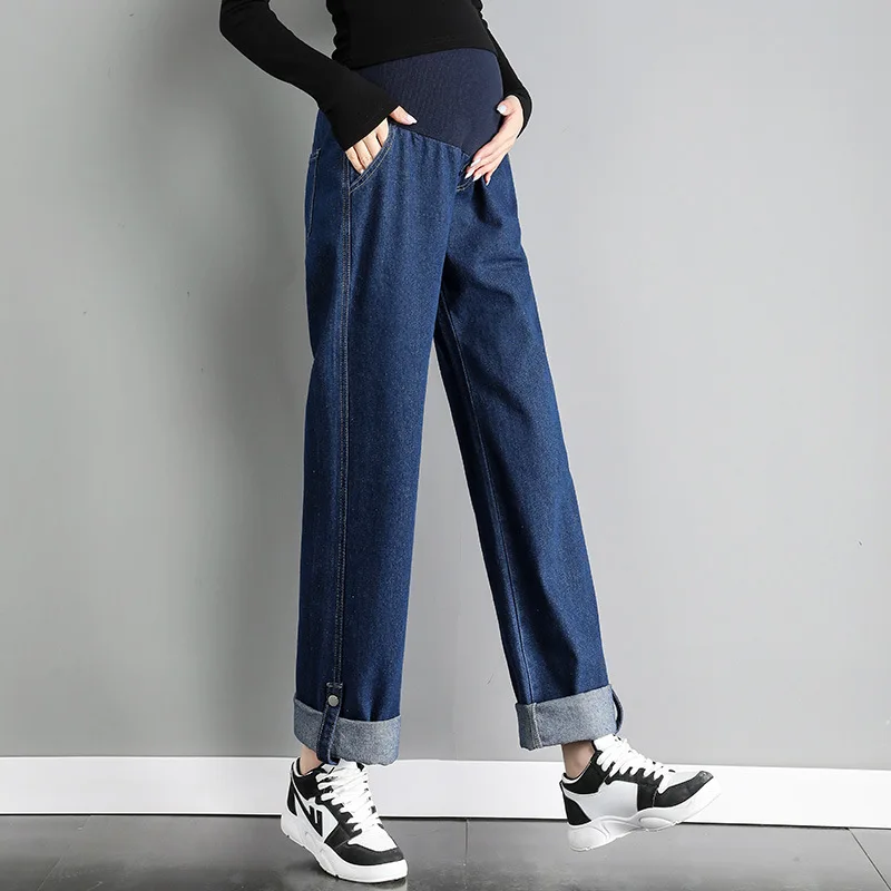 Pantalones vaqueros maternity – Tiro alto cómodos para embarazo