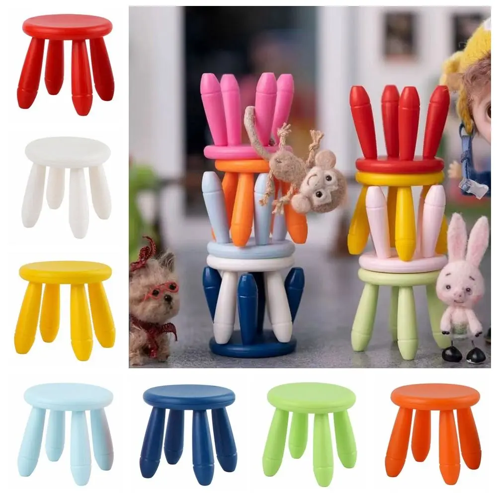 Silla mini de plástico para casa de muñecas – Mueble infantil - imagen 5