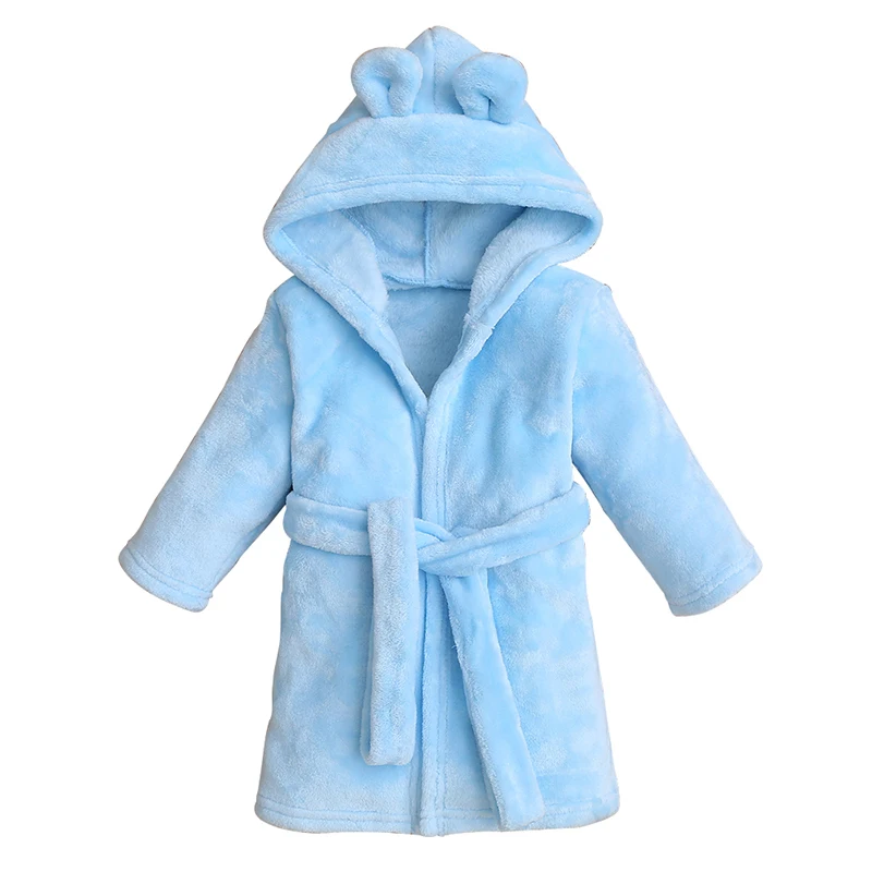 Pijama de terciopelo coral para bebé con capucha