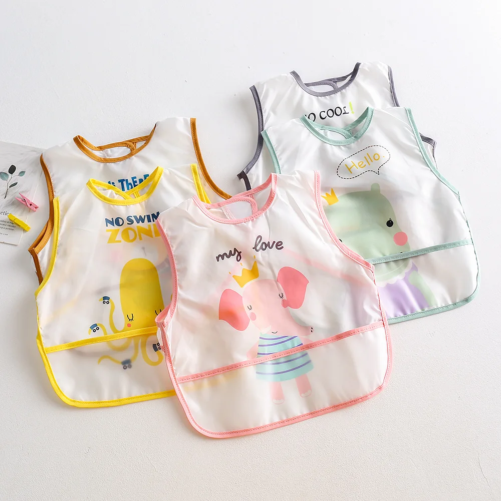 Babero bandana impermeable para bebé – Dibujos animados