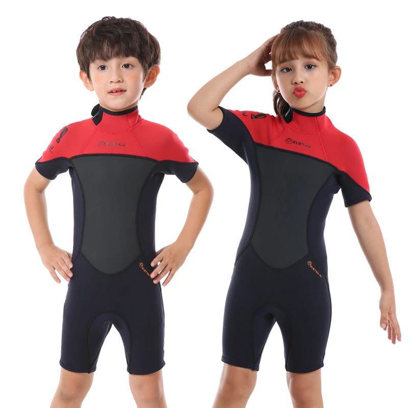 Traje de neopreno corto térmico para niño – Surf y apnea - imagen 2