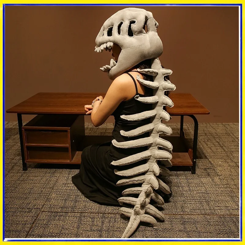 Peluche de dinosaurio esqueleto para Halloween – regalo infantil - imagen 2