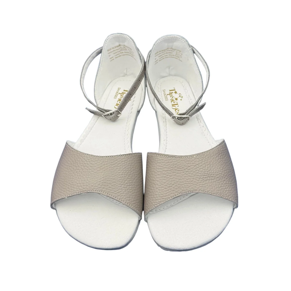 Tipsietoes 2025 Sandalias planas de cuero – Dedo ancho, verano - imagen 3