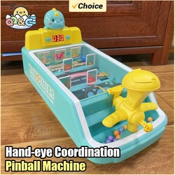 Máquina de pinball infantil con luces y música para jugar