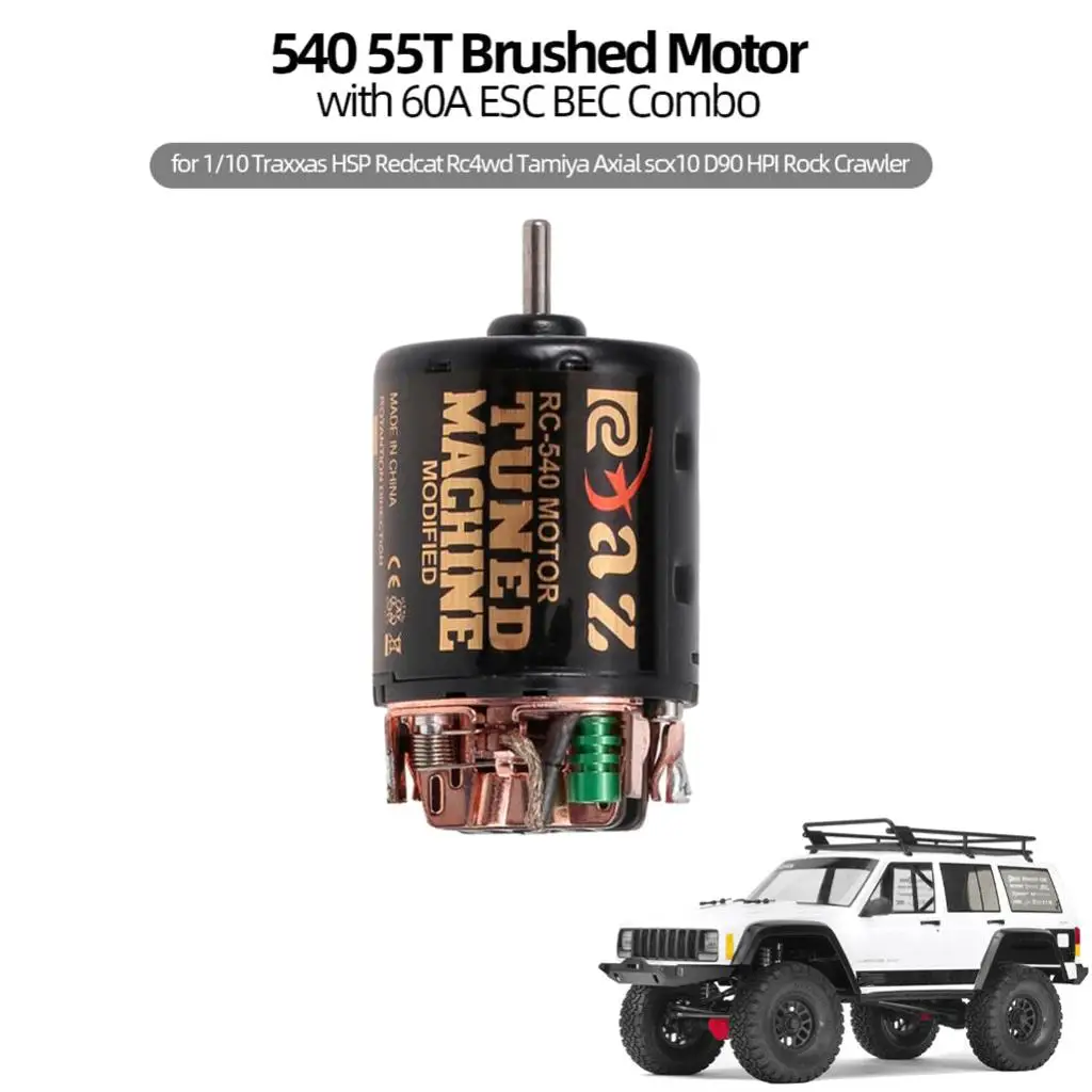 Motor RC de aleación eficiente para crawler y todoterreno - imagen 2