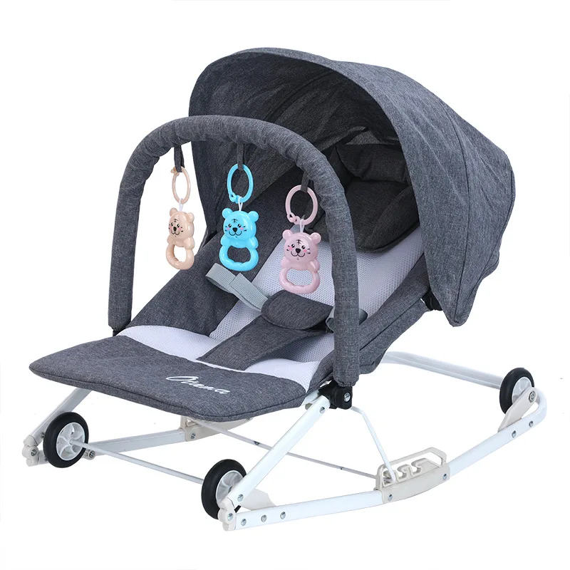 Mecedora plegable para bebé recién nacido, cómoda y fácil de lavar - imagen 3