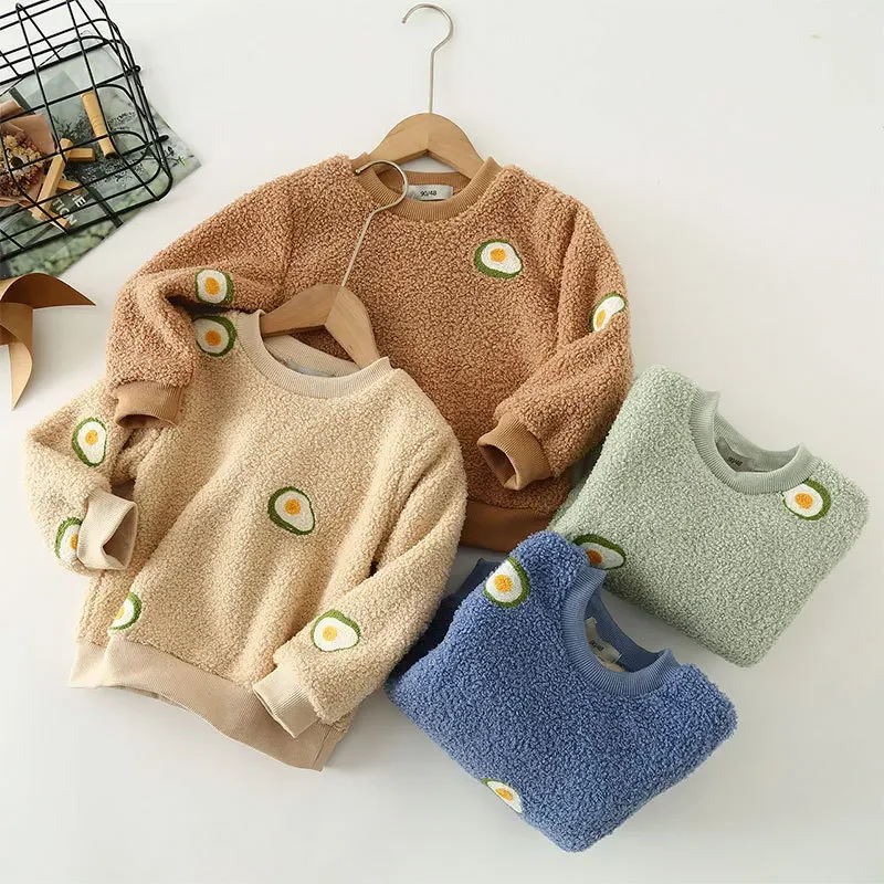Jersey estampado para niños - Suéter de lana peluche cálido y abrigado - imagen 4