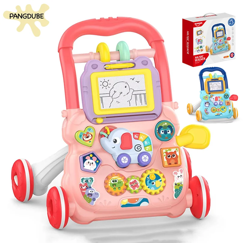 PANGDUBE Andador bebé con tablero arte para aprender a caminar - imagen 2