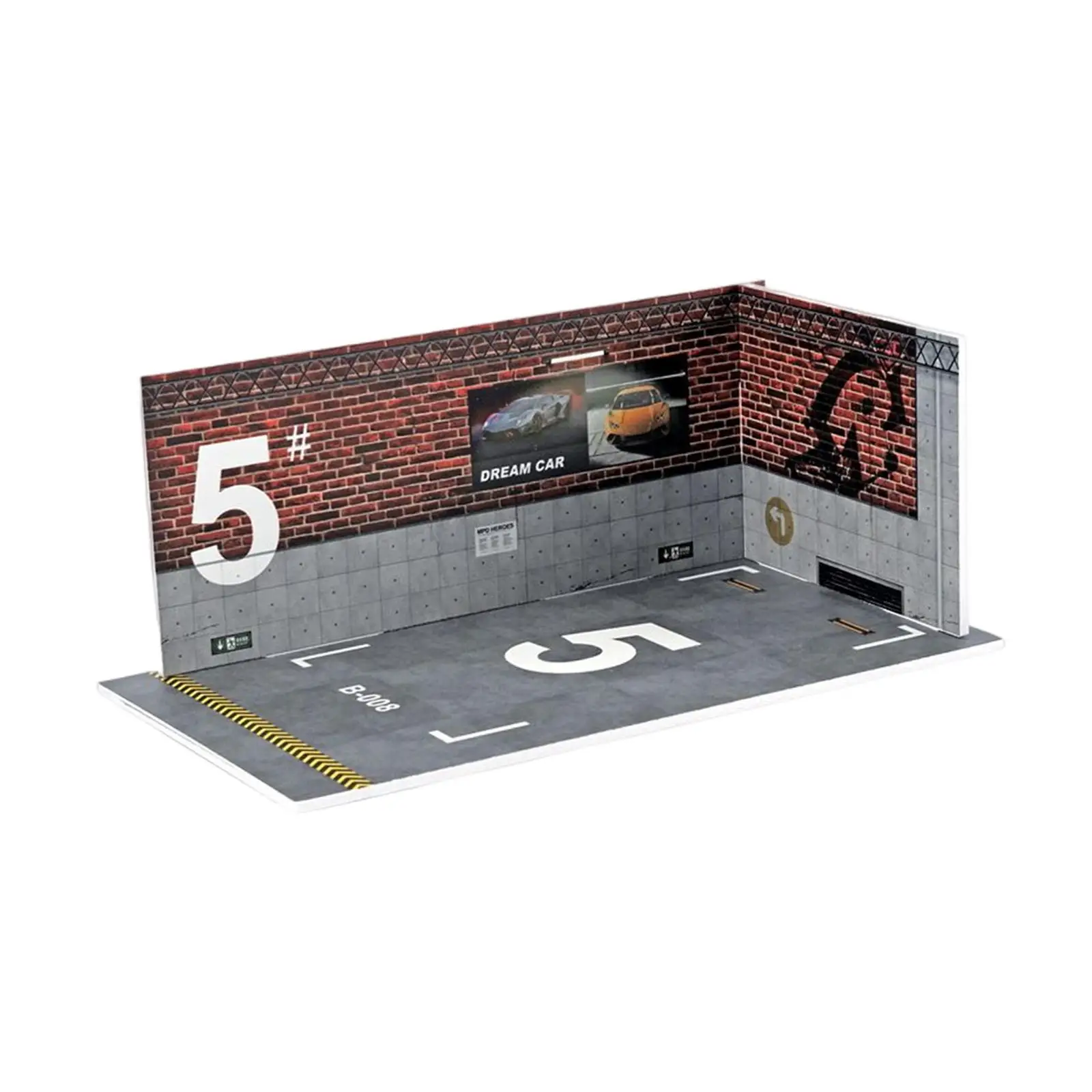 Garaje en miniatura para diorama y decoración infantil - imagen 3