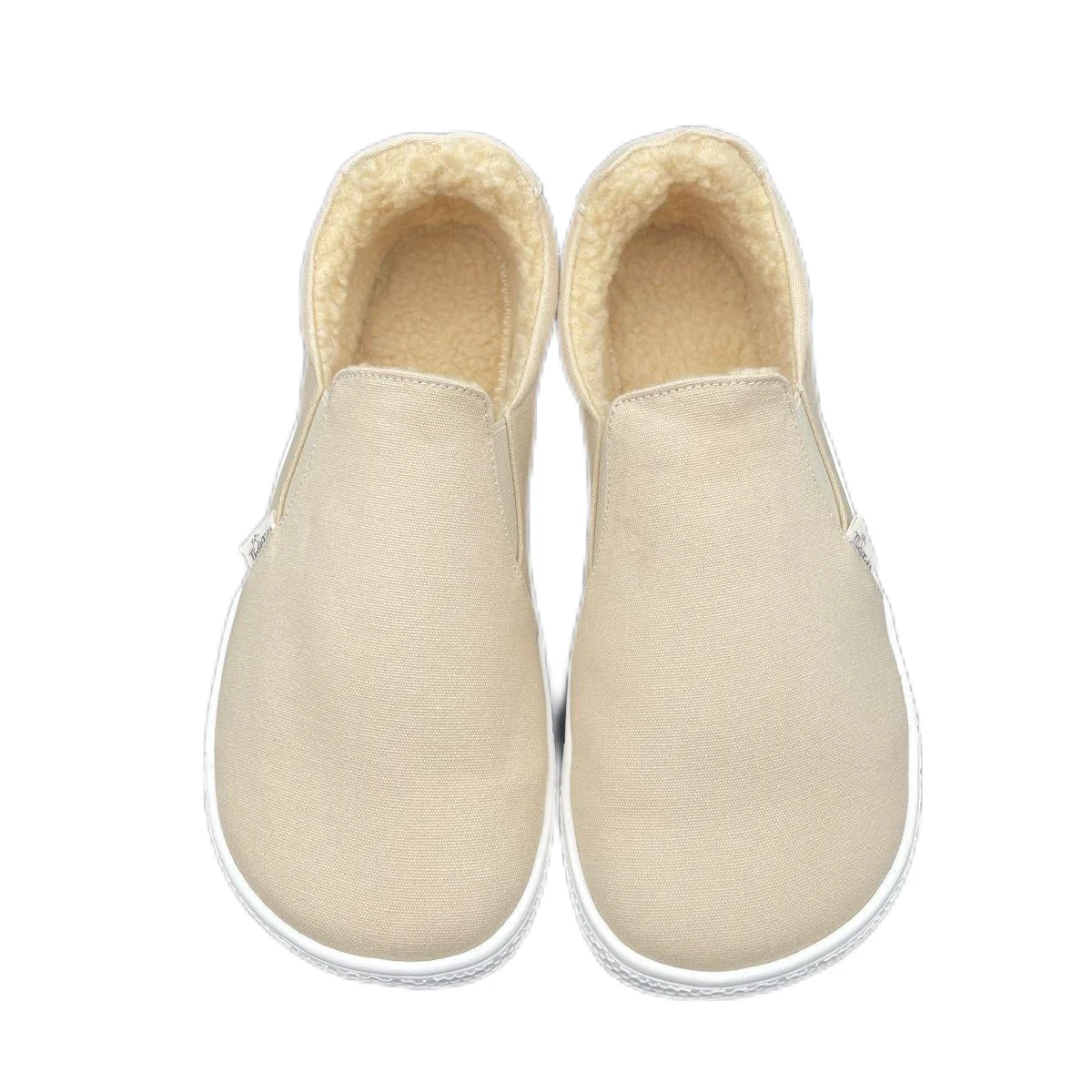 Tipsietoes Zapatos descalzos niños invierno lona suela piel caída cero - imagen 4