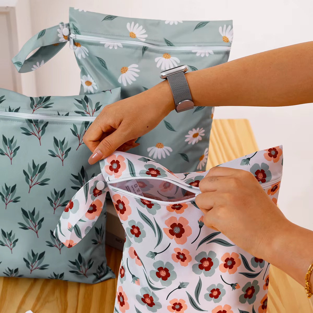 HappyFlute Bolsa neopreno impermeable – Ropa mojada bebé - imagen 4