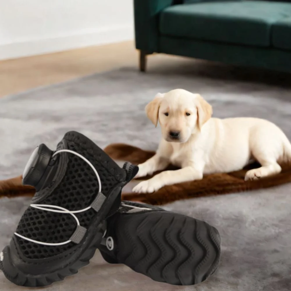 Zapatillas para perros transpirables reflectantes antideslizantes - imagen 4