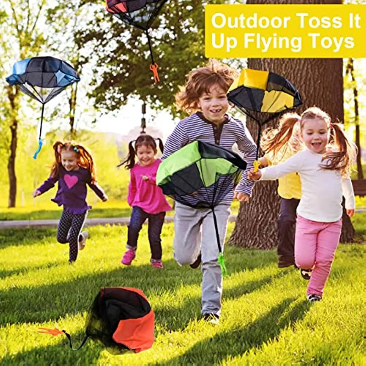 Paracaídas voladorplaya para niños – Juguete educativo al aire libre - imagen 3