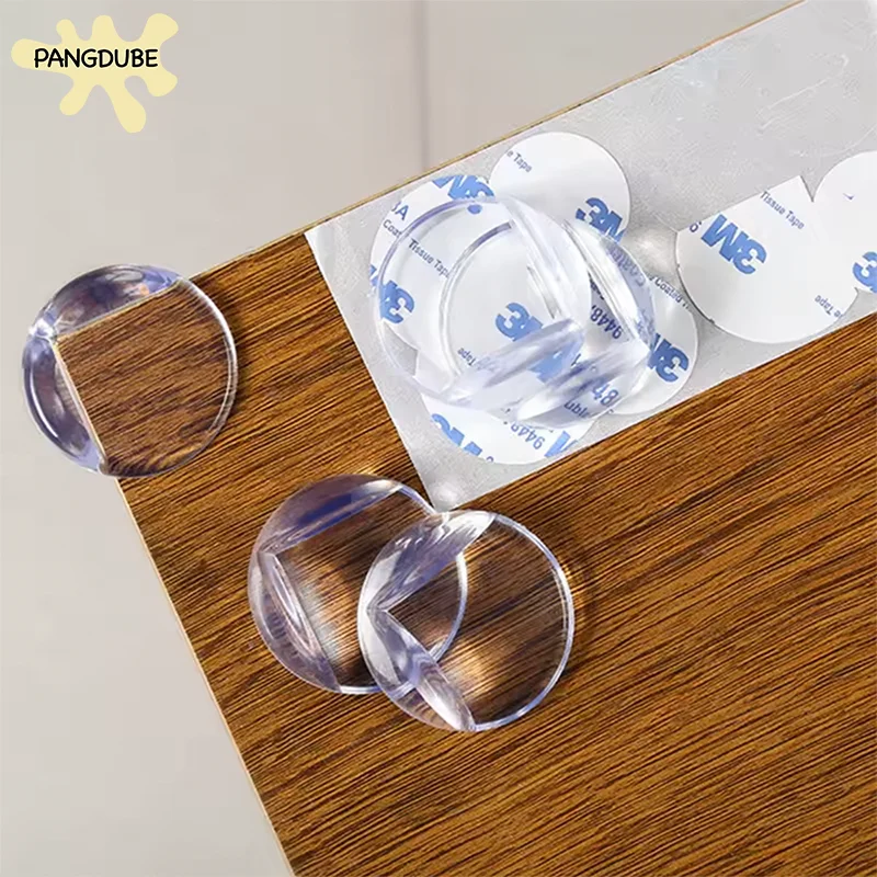PANGDUBE Protectores de esquinas transparentes en silicona para muebles - imagen 4