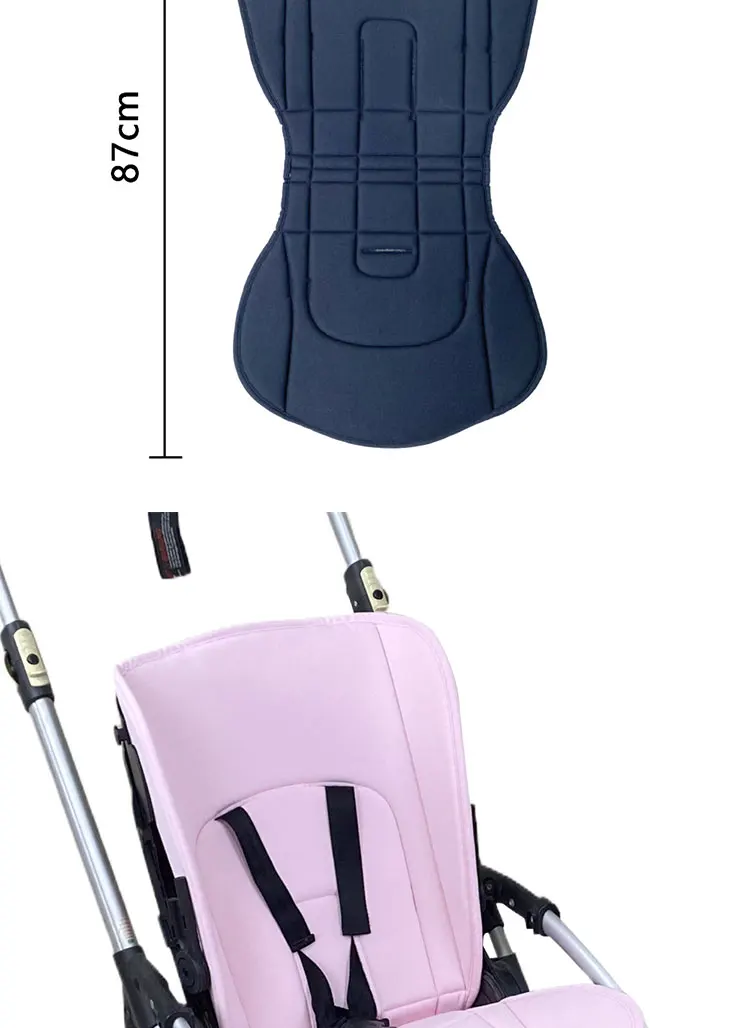 Cojín de forro para asiento de cochecito - detalle