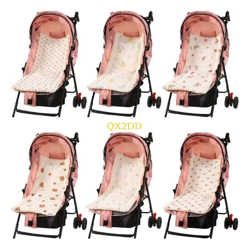 Cojín de algodón para cochecito con patrón estampado