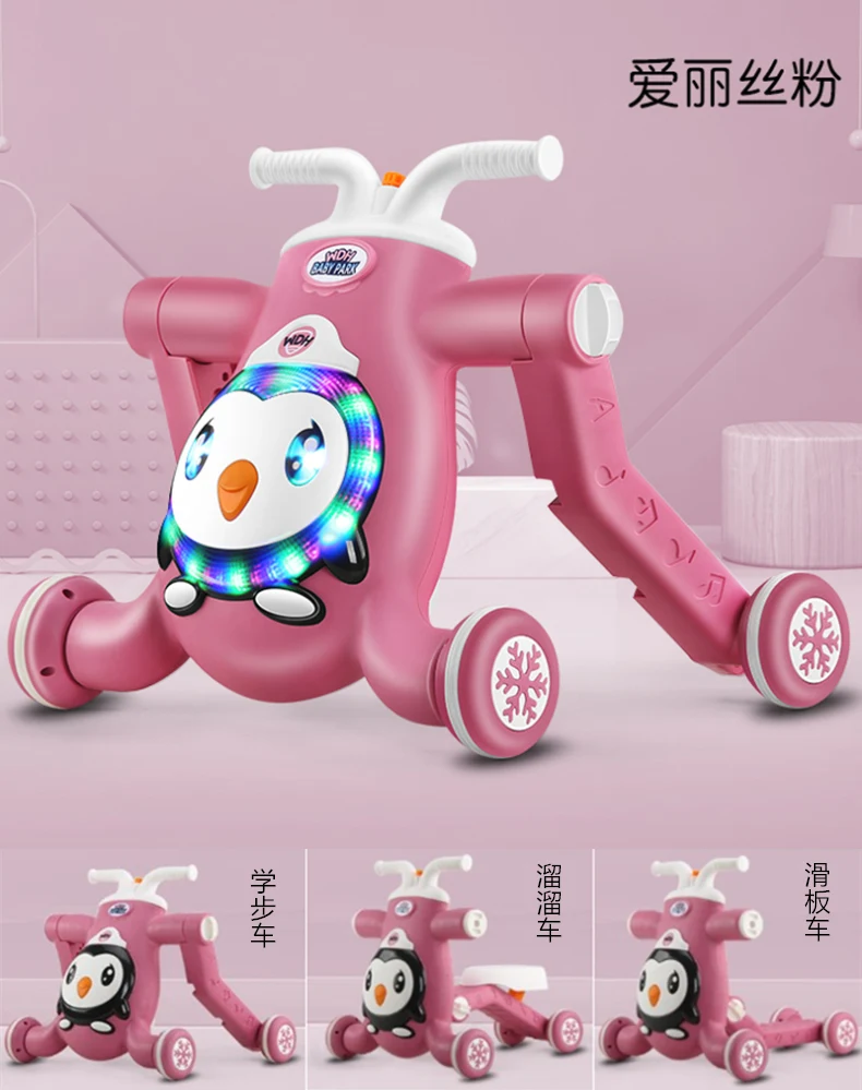 Andador con altura ajustable para diferentes etapas