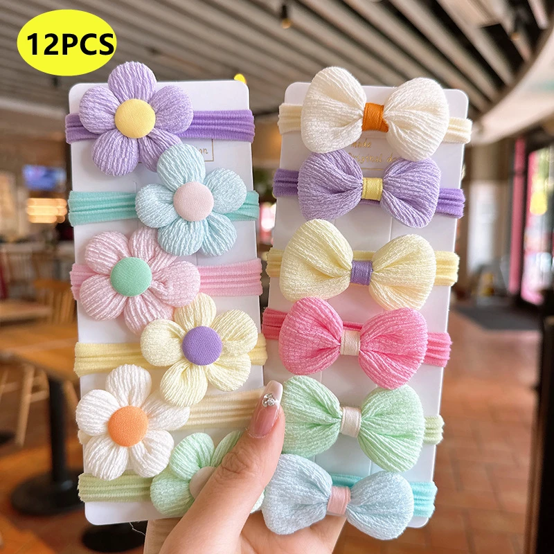 Bandas elásticas para el pelo de bebé y niñas – lazos suaves - imagen 4