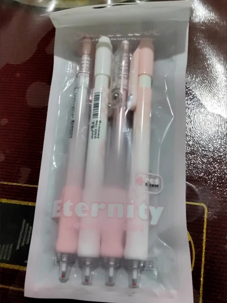 Kawaii Bolígrafos neutros de gel automáticos tinta negra para niños - imagen 2