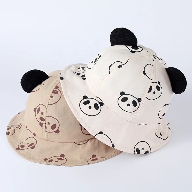 Sombrero de sol bebé panda - Gorrita transpirable para recién nacido
