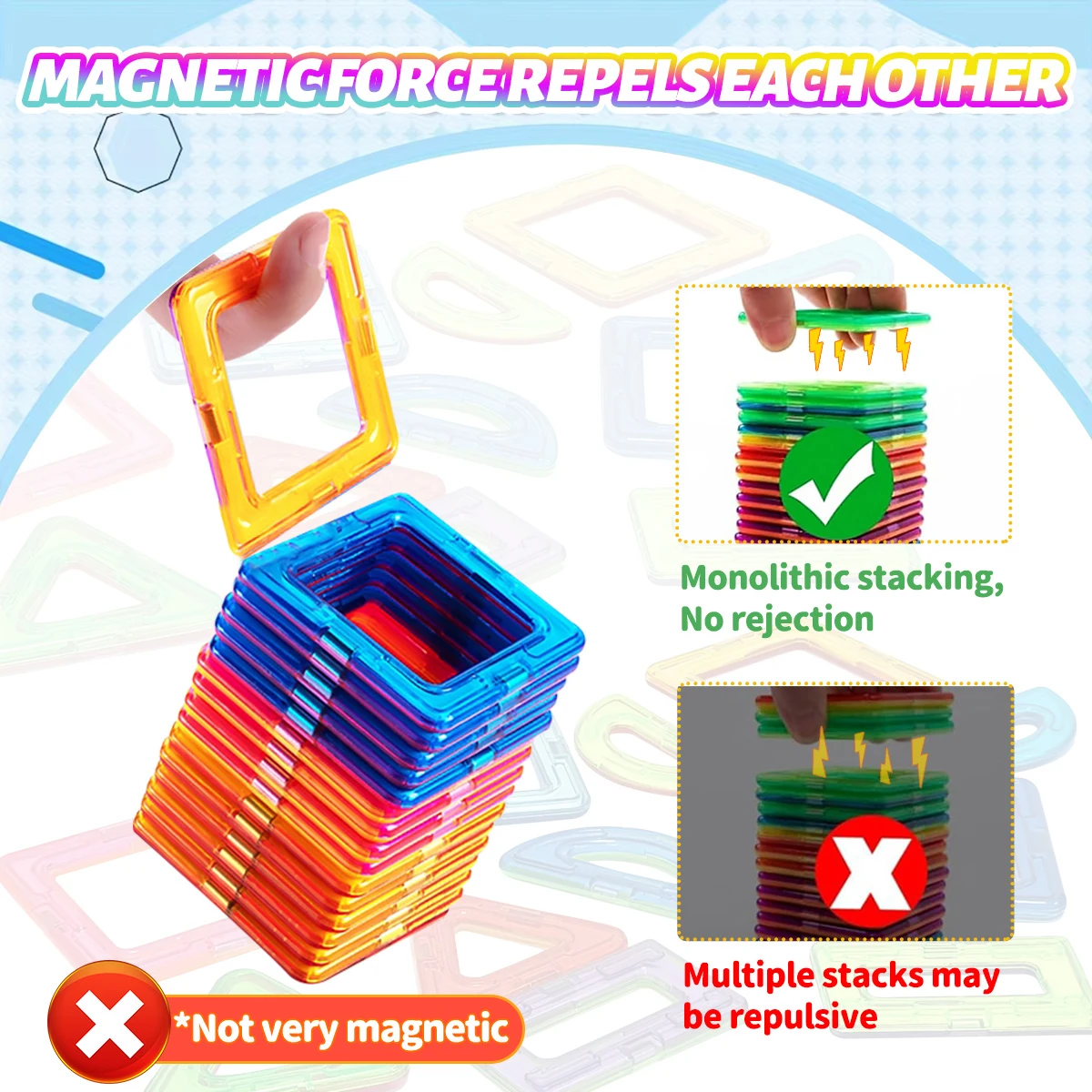 Bloques de construcción magnéticos STEM para niños – Juego creativo - imagen 4