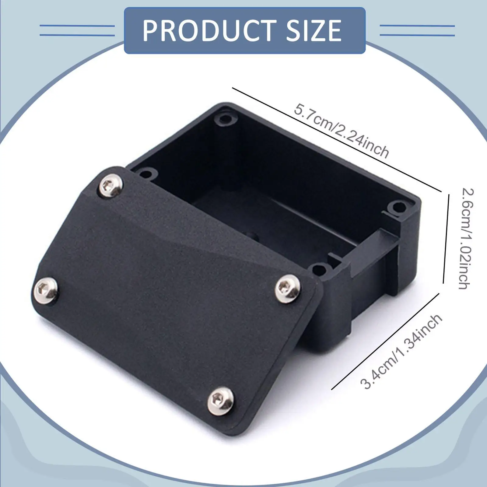 Caja receptora RC de plástico duro para crawler - imagen 4
