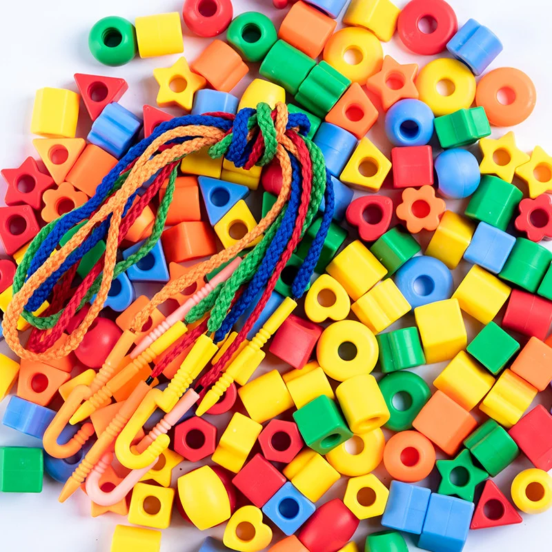 Juego de enhebrado de cuentas para niños – Actividad educativa y creativa - imagen 3