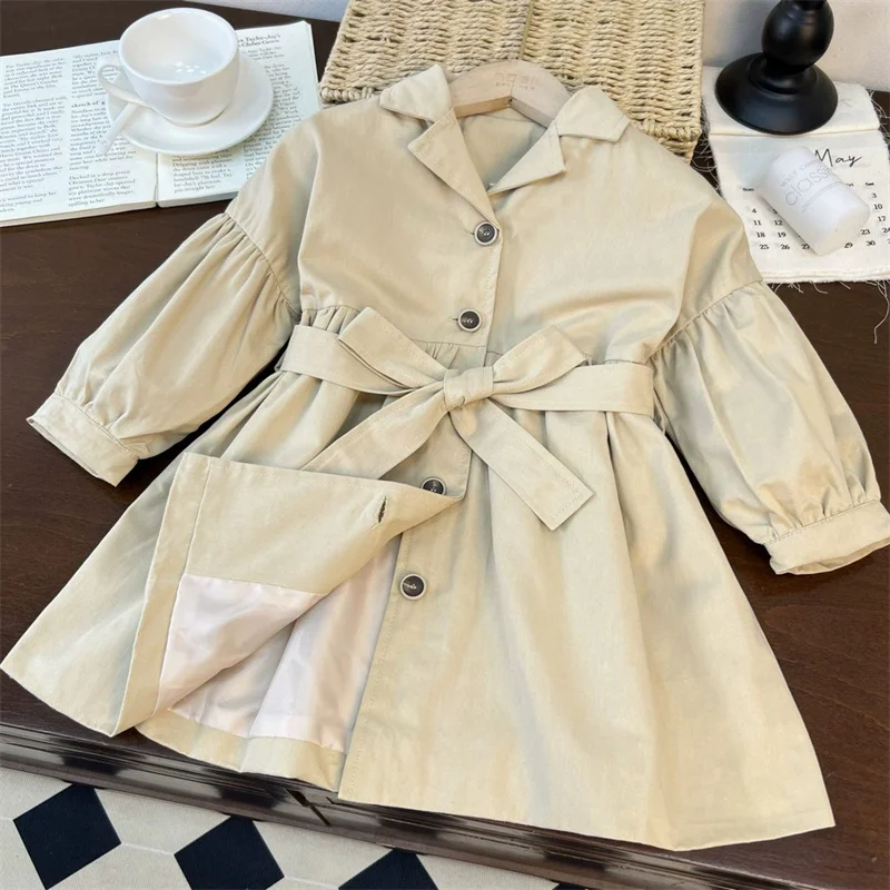 Gabardina entretiempo para niña – Chaqueta rompevientos otoño - imagen 2