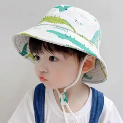 Gorro de pescador UV para bebés y niñas de verano