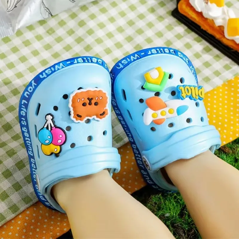 Sandalias de verano de tacón plano para bebé con dibujos - imagen 5