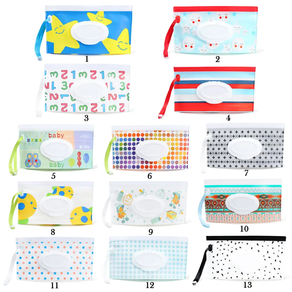 Bolsa de toallitas húmedas EVA para bebé con diseño práctico