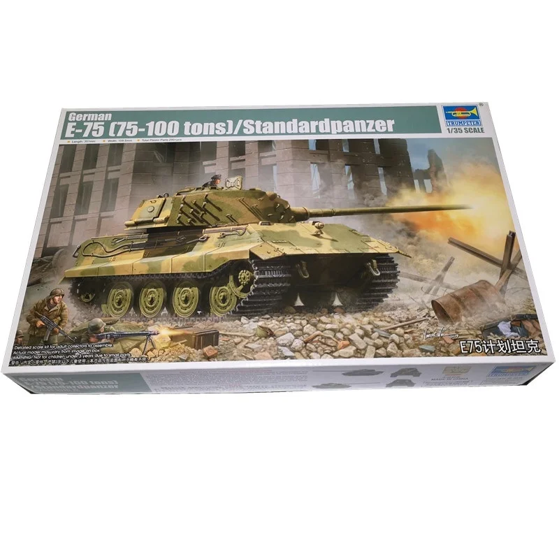 Maqueta de tanque alemán E-75 Standardpanzer para montar de Trumpeter - imagen 2
