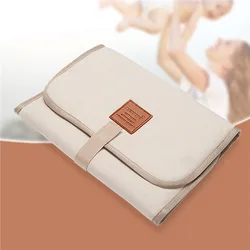 Cambiador de pañales portátil plegable lavable con alfombrilla suave