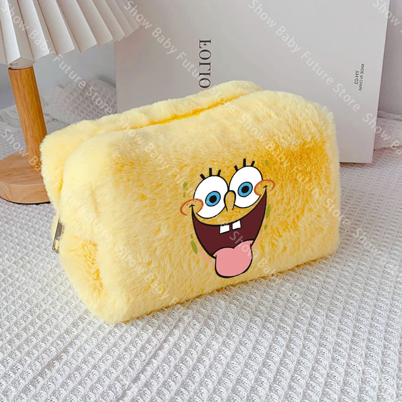 Bob Esponja Bolsa de Maquillaje Infantil para viaje y uso diario - imagen 4