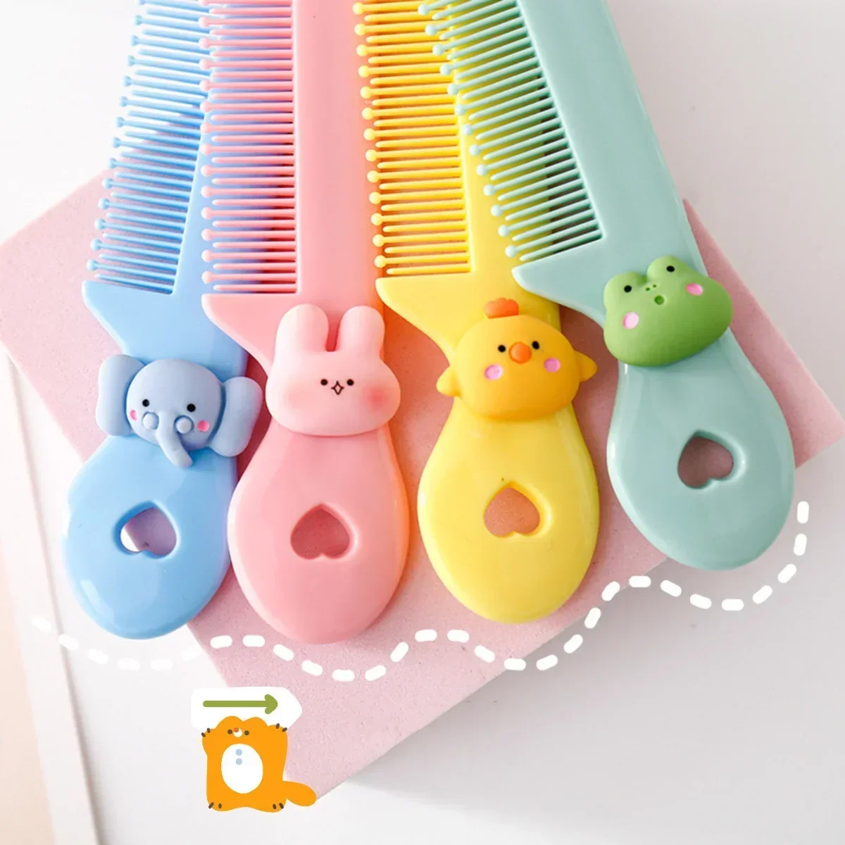 Cepillo desenredante infantil para niñas – Mini peine portátil - imagen 5