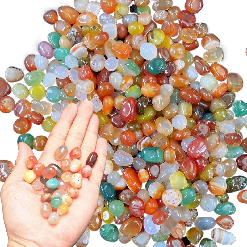 Piedras decorativas de ágata natural para acuarios y terrarios - imagen 5